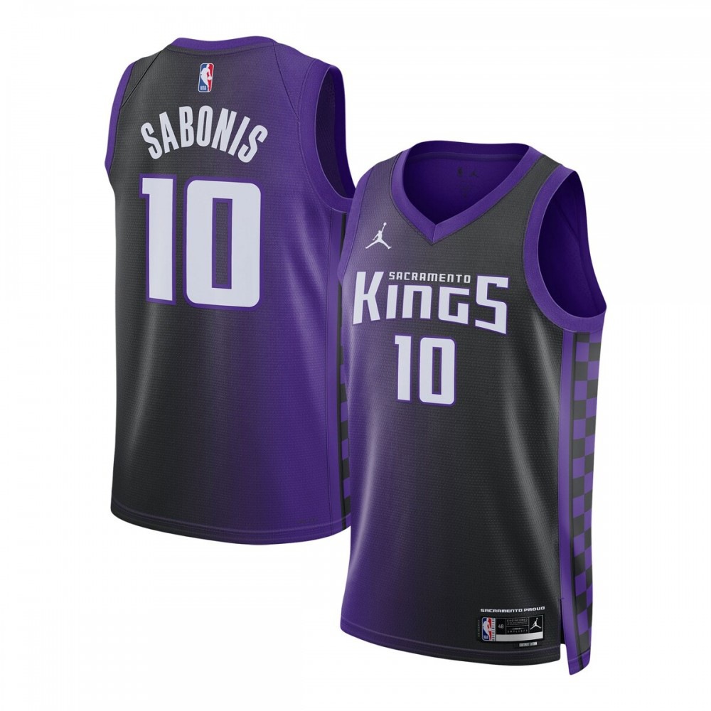 Domantas Sabonis Sacramento Kings Jordan Brand Unisex Swingman Jersey - Statement Edition - Purple-Pro Kit Vault | Brand New 26/27 Sports Jerseys